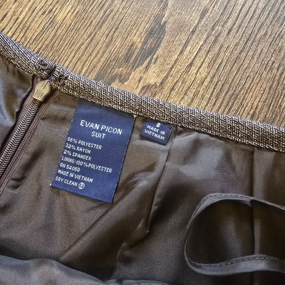 🏷️NWT - Beautiful EVAN PICONE Ladies 2 Piece Suit size 8 - NWT🏷️ - Picture 10 of 11